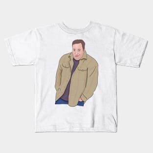 Kevin James Smirking Meme Kids T-Shirt